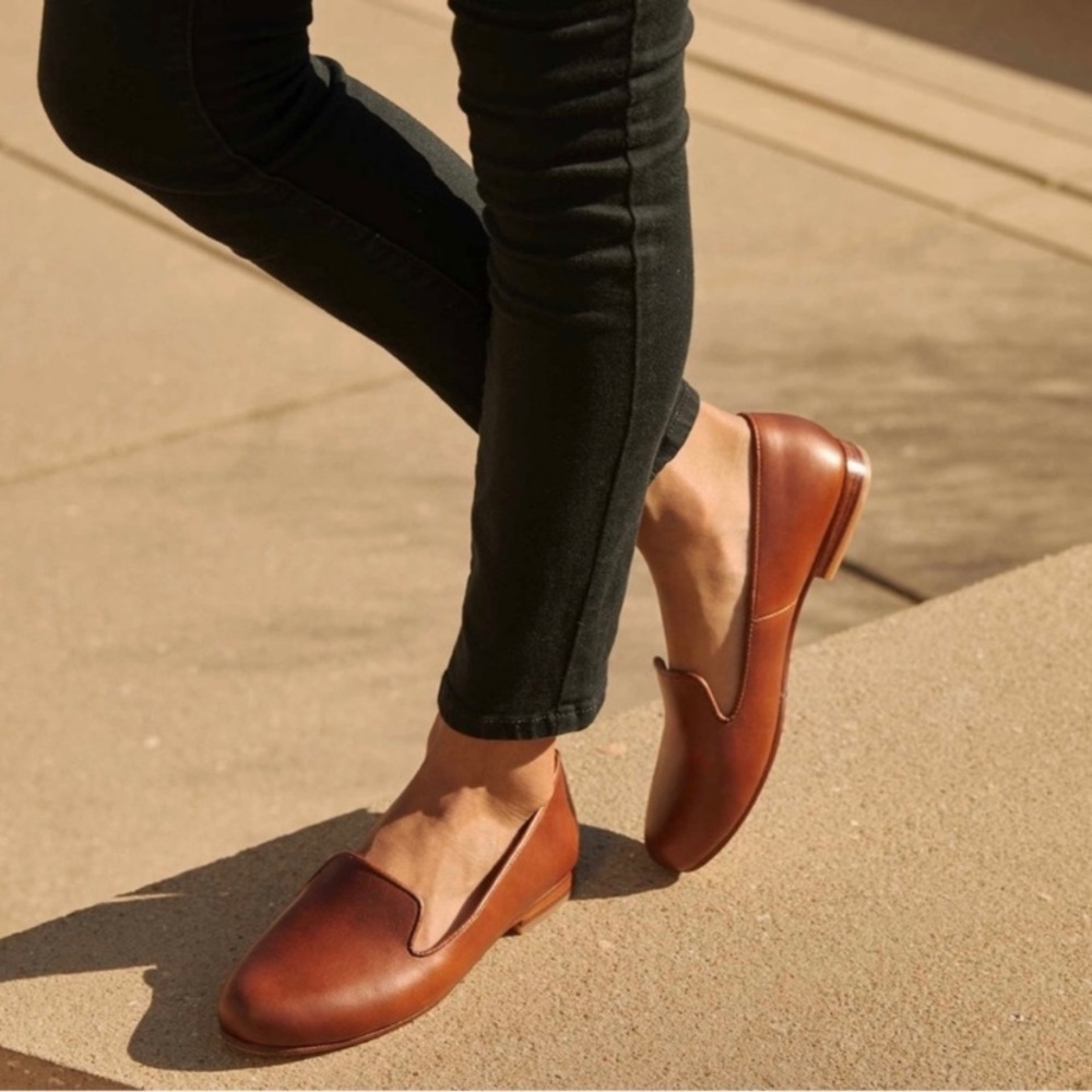 Nisolo Smoking Leather Slip On Shoe